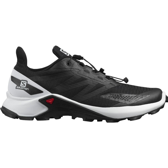 Black Salomon SUPERCROSS BLAST Men\'s Trail Running Shoes | AE-340WCPO