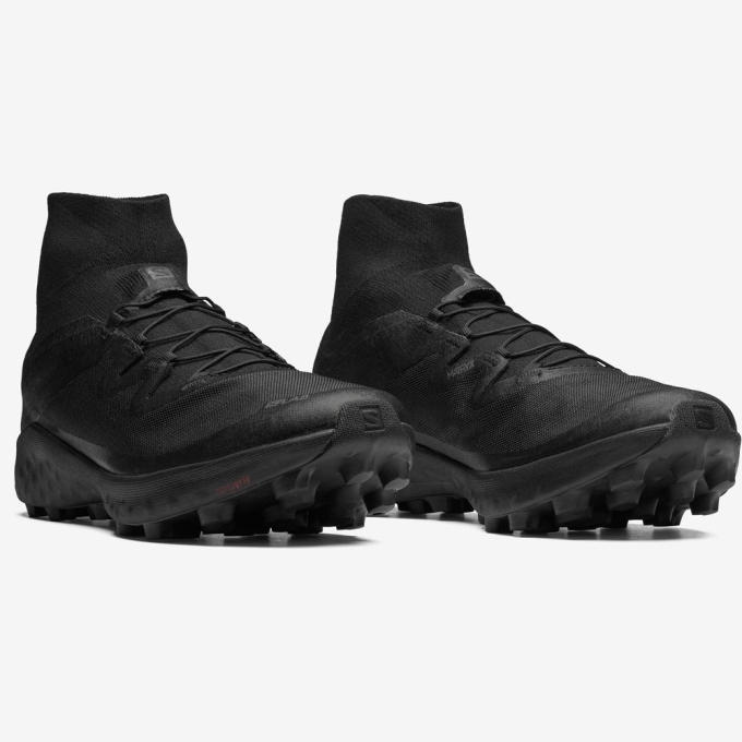 Black Salomon S/LAB CROSS LTD Men's Sneakers | AE-573DUML