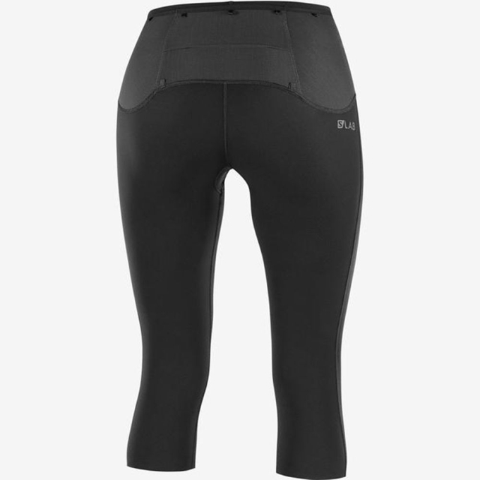 Black Salomon S/LAB NSO MID Women's Tights | AE-694QNSB