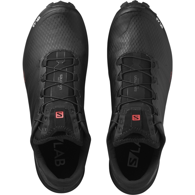 Black Salomon S/LAB SPEED 2 Men's Trail Running Shoes | AE-927RDZB