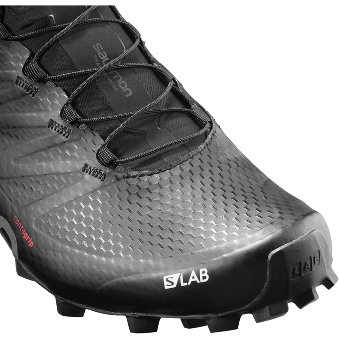 Black Salomon S/LAB SPEED 2 Men's Trail Running Shoes | AE-927RDZB