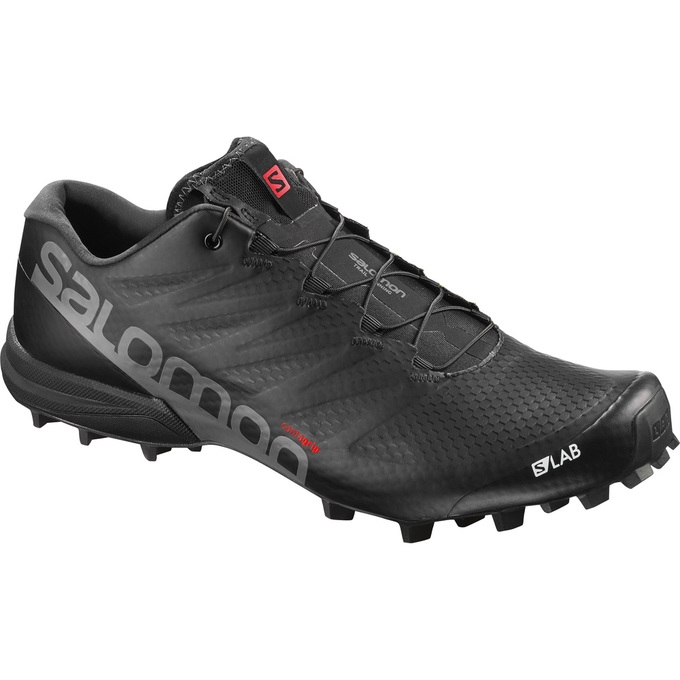 Black Salomon S/LAB SPEED 2 Men\'s Trail Running Shoes | AE-927RDZB