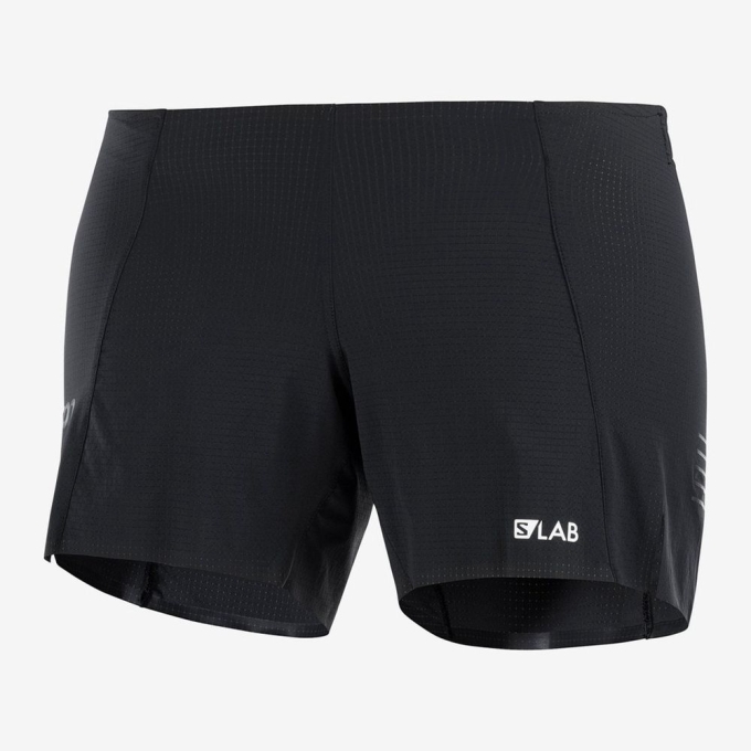 Black Salomon S/LAB Women's Shorts | AE-326ZXAM