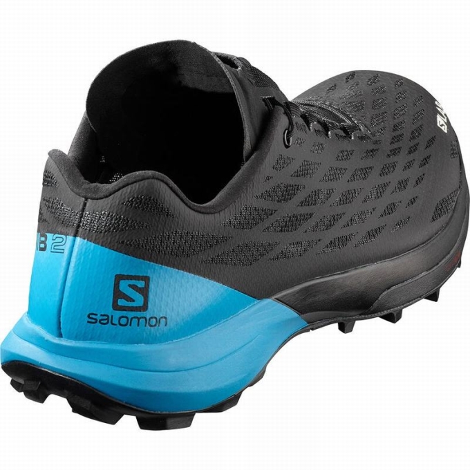 Black Salomon S/LAB XA AMPHIB 2 Men's Trail Running Shoes | AE-613KPSB