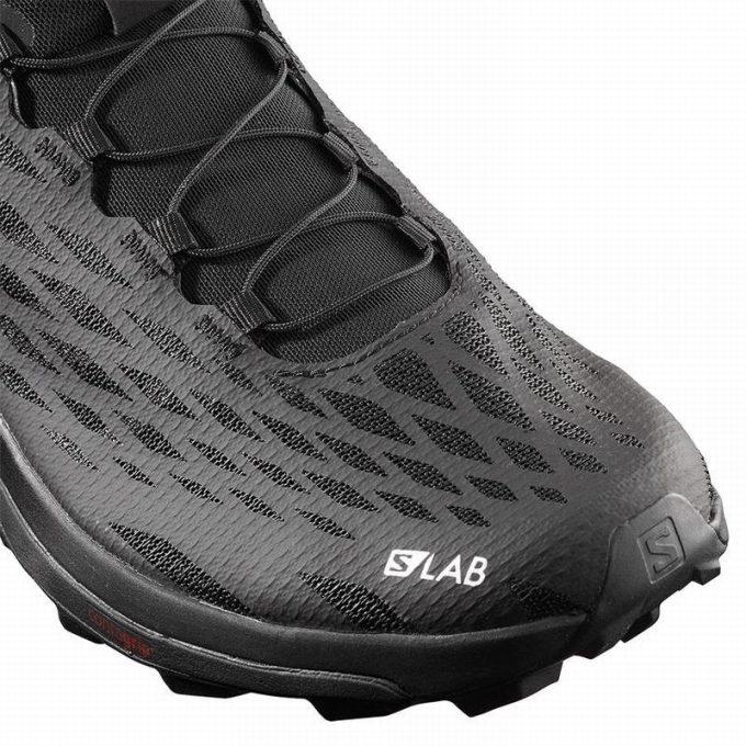 Black Salomon S/LAB XA AMPHIB 2 Men's Trail Running Shoes | AE-613KPSB