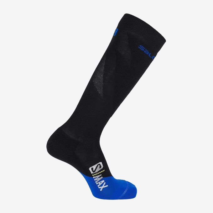 Black Salomon S MAX M Men's Socks | AE-817MDIB