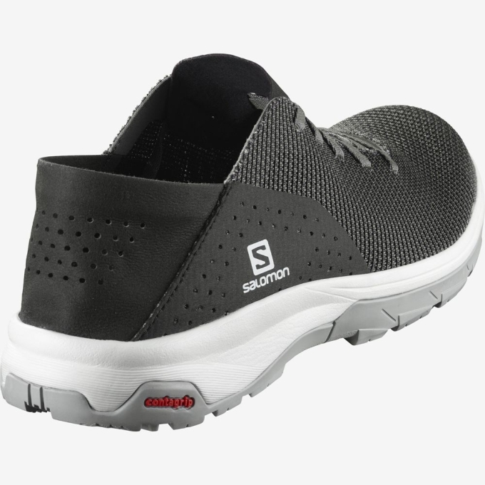 Black Salomon TECH LITE Men's Hiking Shoes | AE-457VUZL