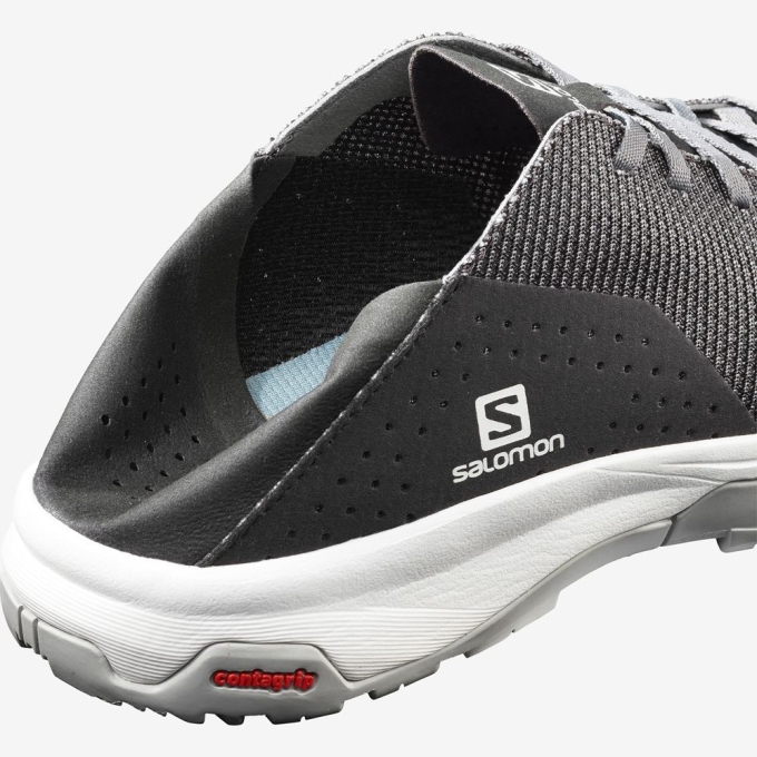 Black Salomon TECH LITE Men's Hiking Shoes | AE-457VUZL