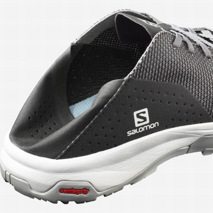 Black Salomon TECH LITE Men's Slippers | AE-215WQHS