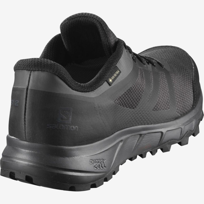 Black Salomon TRAILSTER 2 GORE-TEX Men's Trail Running Shoes | AE-108ERNY