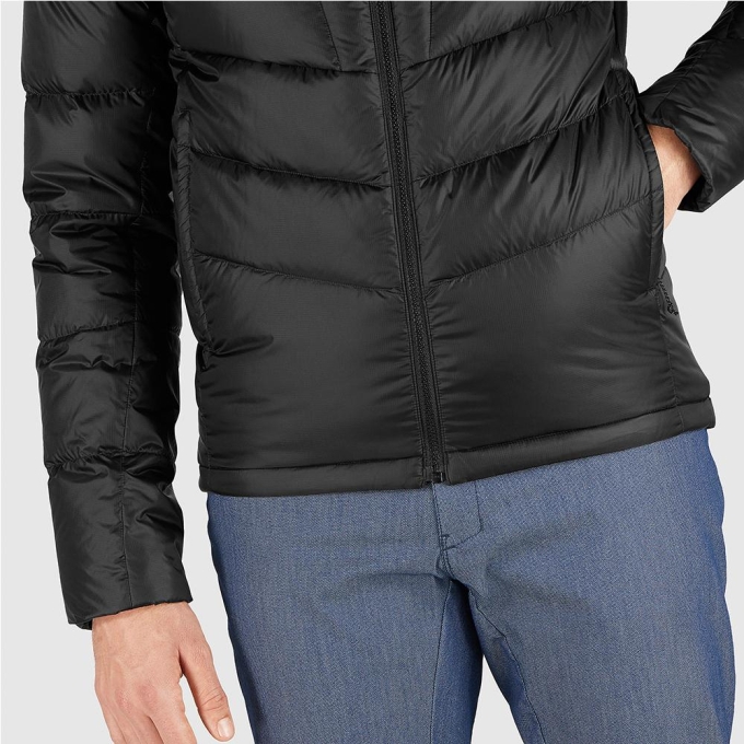 Black Salomon TRANSITION DOWN JKT M Men's Jackets | AE-897HDBO