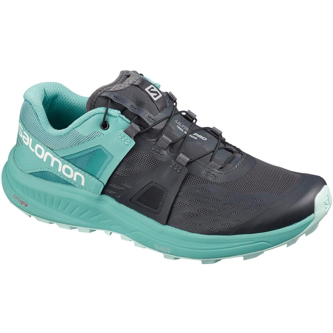 Black Salomon ULTRA PRO W Women's Running Shoes | AE-765ZWEJ