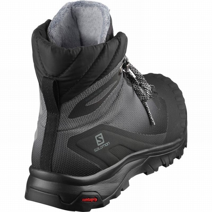 Black Salomon VAYA BLAZE THINSULATE CLIMASALOMON WATERPROOF Women's Winter Boots | AE-657UQVY