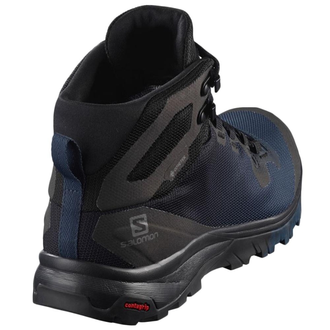 Black Salomon VAYA MID GORE-TEX Women's Hiking Boots | AE-578VPML