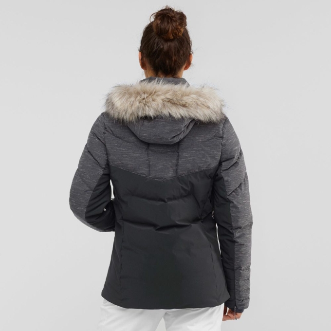 Black Salomon WARM AMBITION W Ski Women's Jackets | AE-160PXOY