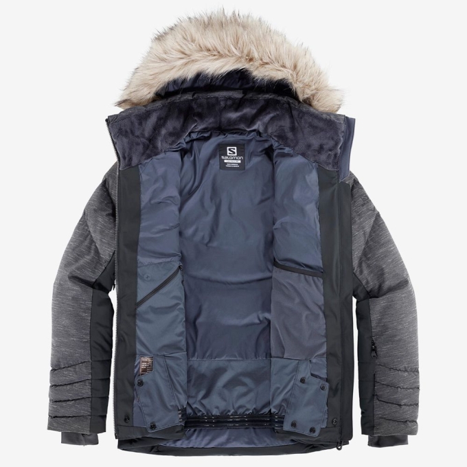 Black Salomon WARM AMBITION W Ski Women's Jackets | AE-160PXOY