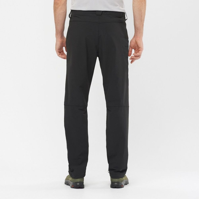 Black Salomon WAYFARER ALL SEASON STRAIGHT Men's Pants | AE-502YXVJ