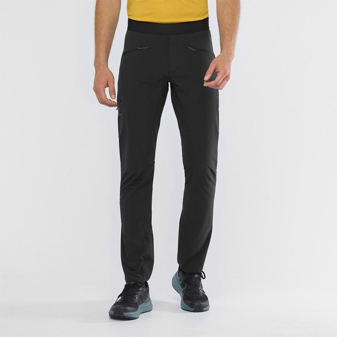 Black Salomon WAYFARER ALPINE M Men's Pants | AE-402URCP