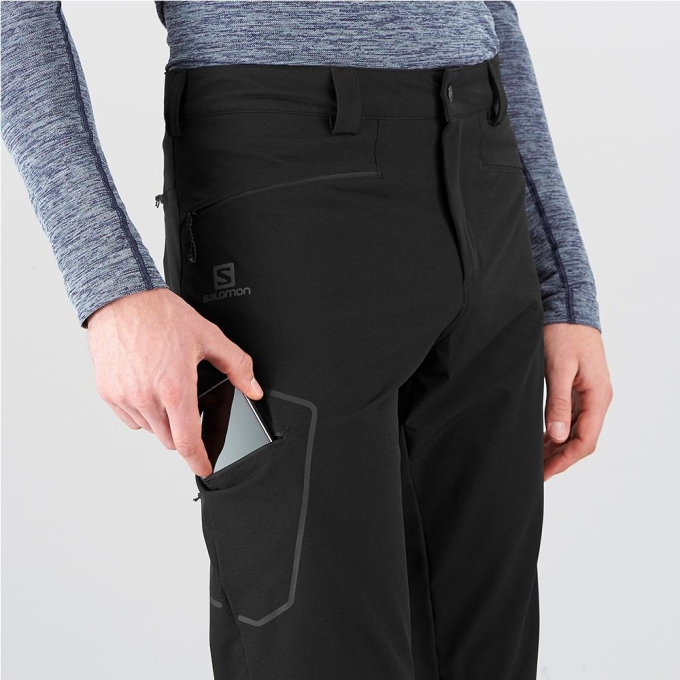 Black Salomon WAYFARER AS STRAIGHT M Men's Pants | AE-283HRAV