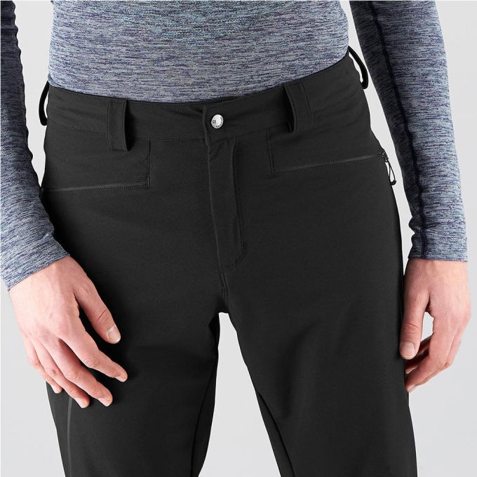 Black Salomon WAYFARER AS STRAIGHT M Men's Pants | AE-283HRAV