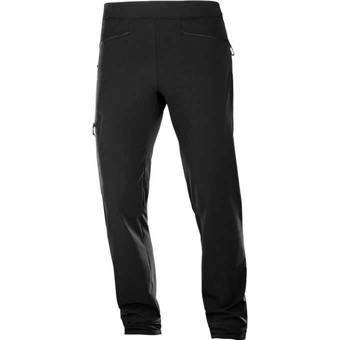 Black Salomon WAYFARER AS TAPERED Men\'s Pants | AE-795UMCK