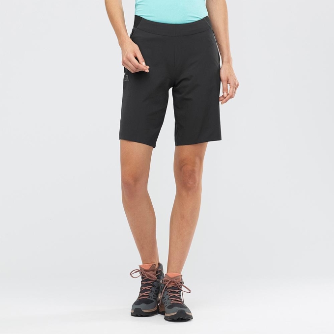 Black Salomon WAYFARER PULL ON W Women's Shorts | AE-579IAZF