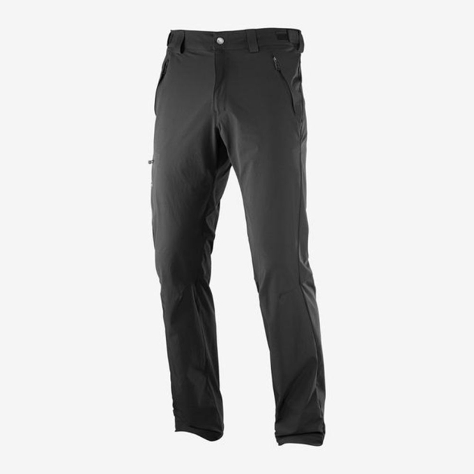 Black Salomon WAYFARER STRAIGHT Men's Pants | AE-714HUEG