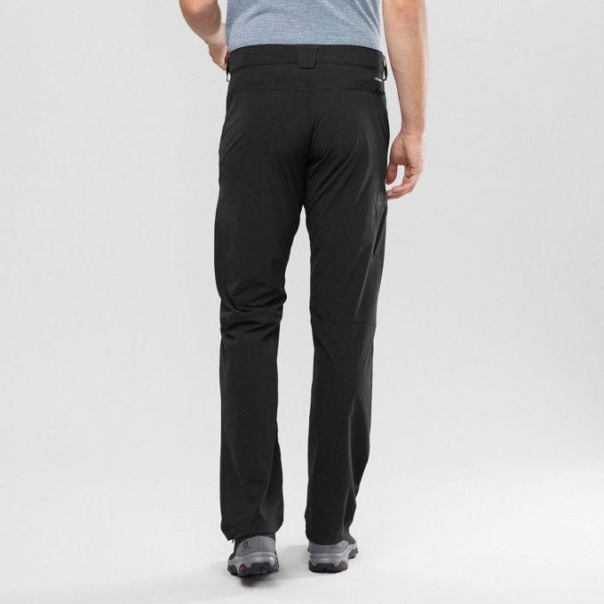 Black Salomon WAYFARER STRAIGHT Men's Pants | AE-714HUEG