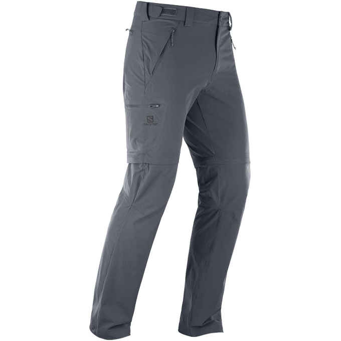 Black Salomon WAYFARER STRAIGHT ZIP M Men's Pants | AE-435NWEB