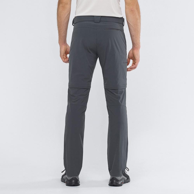 Black Salomon WAYFARER STRAIGHT ZIP M Men's Pants | AE-435NWEB