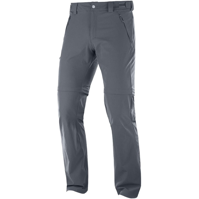 Black Salomon WAYFARER STRAIGHT ZIP M Men\'s Pants | AE-435NWEB