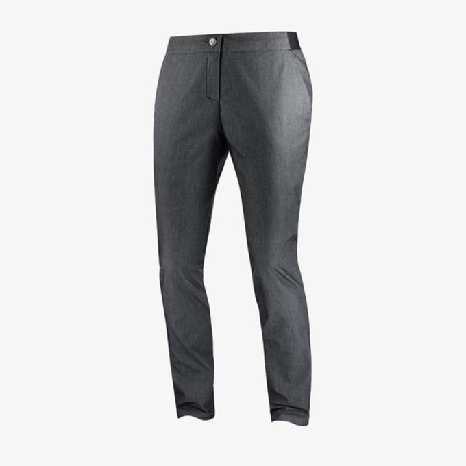 Black Salomon WAYFARER TAPERED DENIM Women's Pants | AE-750JEVA