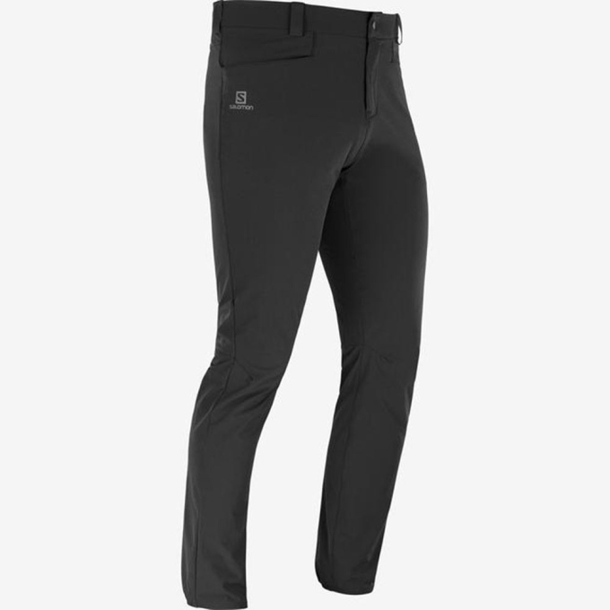 Black Salomon WAYFARER TAPERED Men's Pants | AE-673TYRF