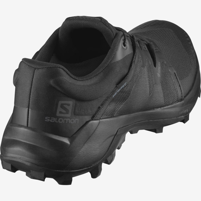 Black Salomon WILDCROSS GTX Men's Trail Running Shoes | AE-912LCKW