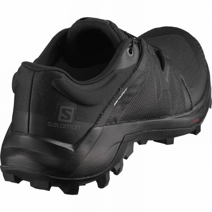 Black Salomon WILDCROSS GTX Women's Trail Running Shoes | AE-126OLNS