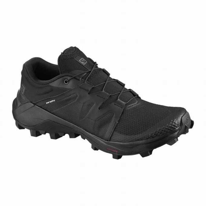 Black Salomon WILDCROSS W Women\'s Trail Running Shoes | AE-029QOYN