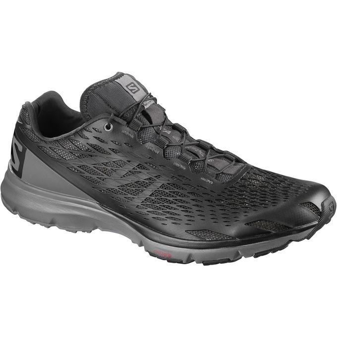 Black Salomon XA AMPHIB Men\'s Running Shoes | AE-083VWDI