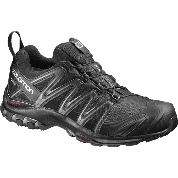 Black Salomon XA PRO 3D GTX Men\'s Trail Running Shoes | AE-916KSTC