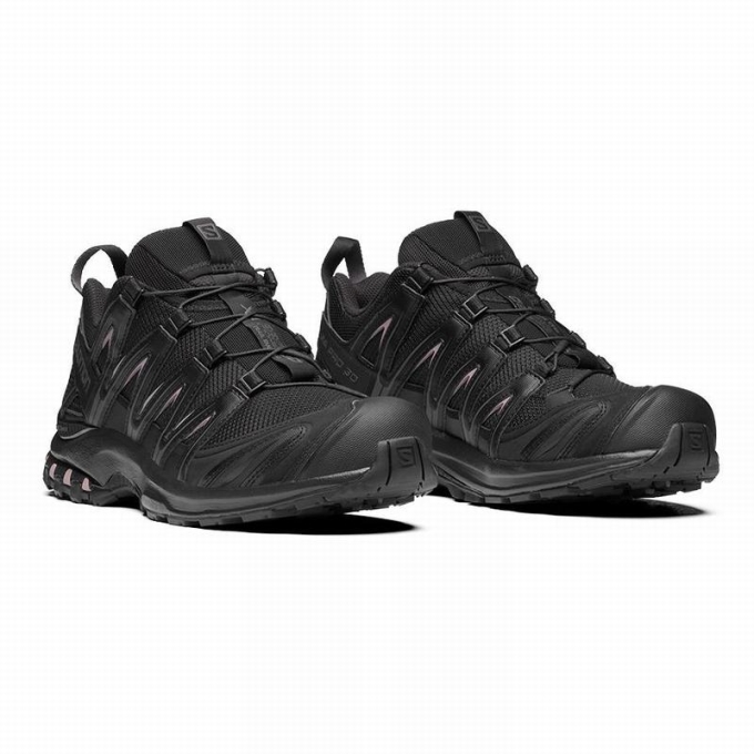 Black Salomon XA PRO 3D Men's Trail Running Shoes | AE-379NPZF