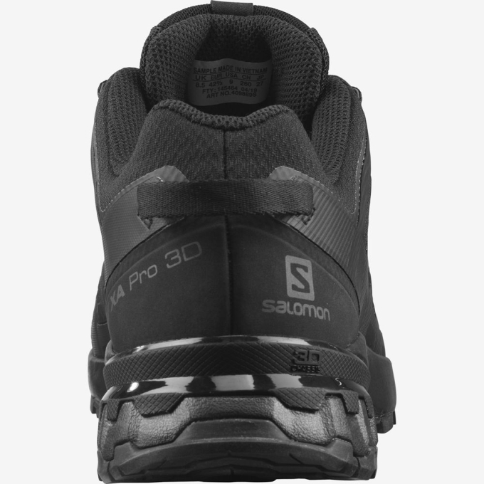 Black Salomon XA PRO 3D V8 GORE-TEX Men's Trail Running Shoes | AE-805RSWH