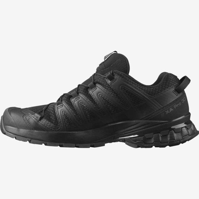 Black Salomon XA PRO 3D V8 Men's Hiking Shoes | AE-530NZLX