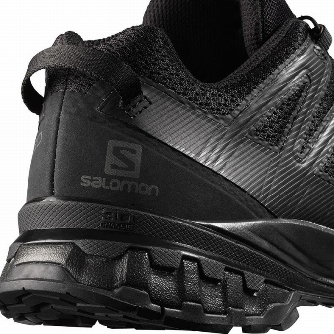 Black Salomon XA PRO 3D V8 Men's Trail Running Shoes | AE-418MCRN