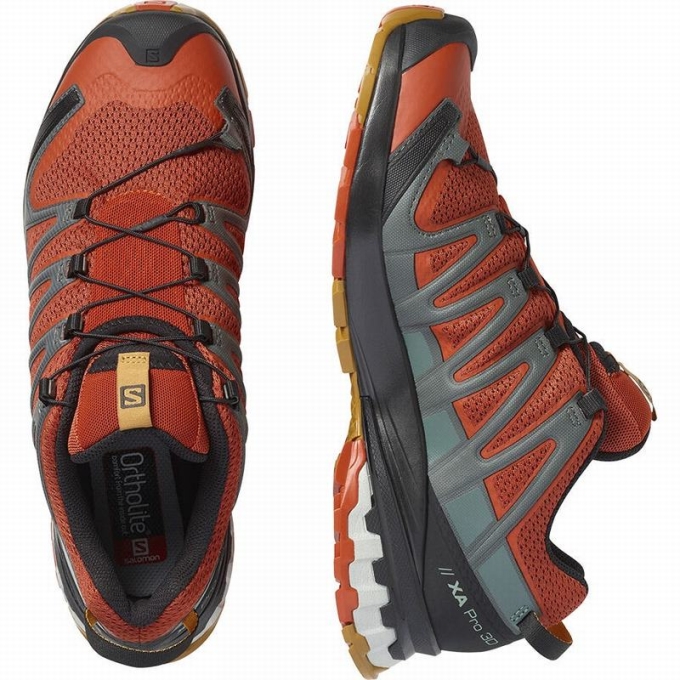 Black Salomon XA PRO 3D V8 Men's Trail Running Shoes | AE-431AZBS