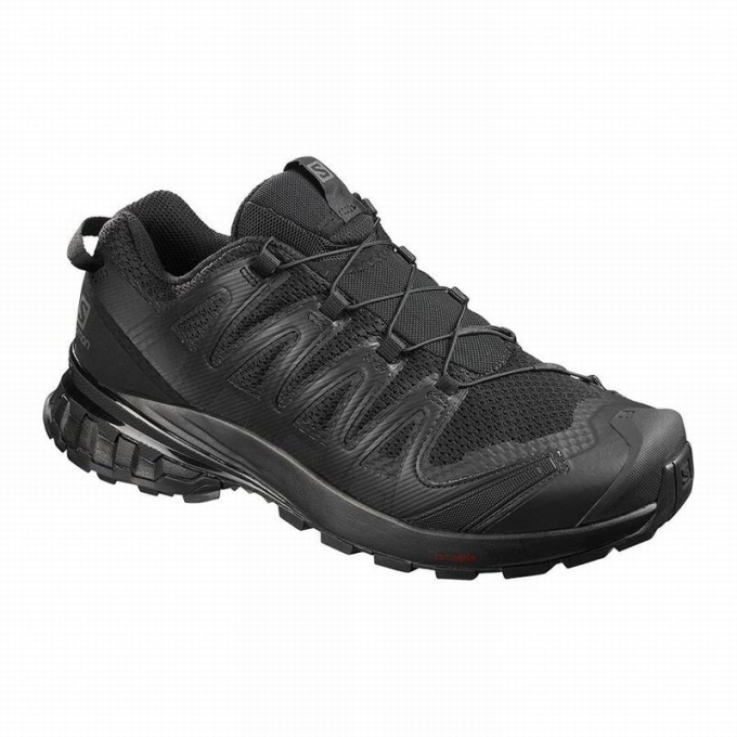 Black Salomon XA PRO 3D V8 WIDE Men\'s Hiking Shoes | AE-872TVBZ