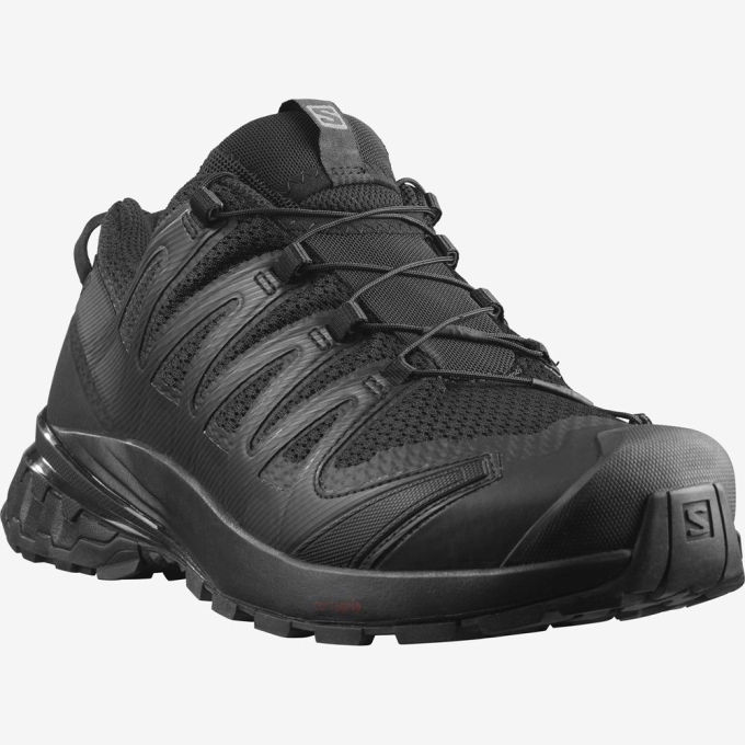 Black Salomon XA PRO 3D V8 WIDE Men's Trail Running Shoes | AE-842TIDH