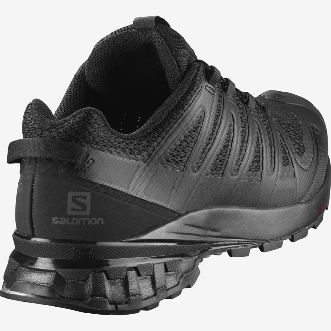 Black Salomon XA PRO 3D V8 WIDE Men's Trail Running Shoes | AE-842TIDH