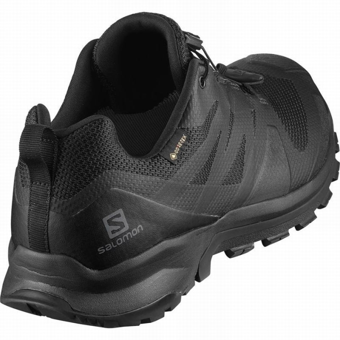 Black Salomon XA ROGG GTX Men's Hiking Shoes | AE-256CAFB