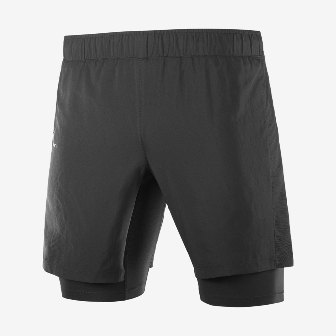 Black Salomon XA TWINSKIN Men's Shorts | AE-315GCUB