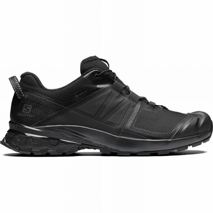 Black Salomon XA WILD GORE-TEX Men's Trail Running Shoes | AE-918AEFL