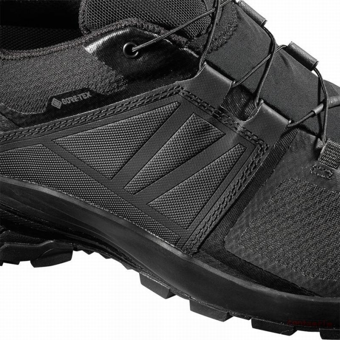 Black Salomon XA WILD GORE-TEX Men's Trail Running Shoes | AE-918AEFL